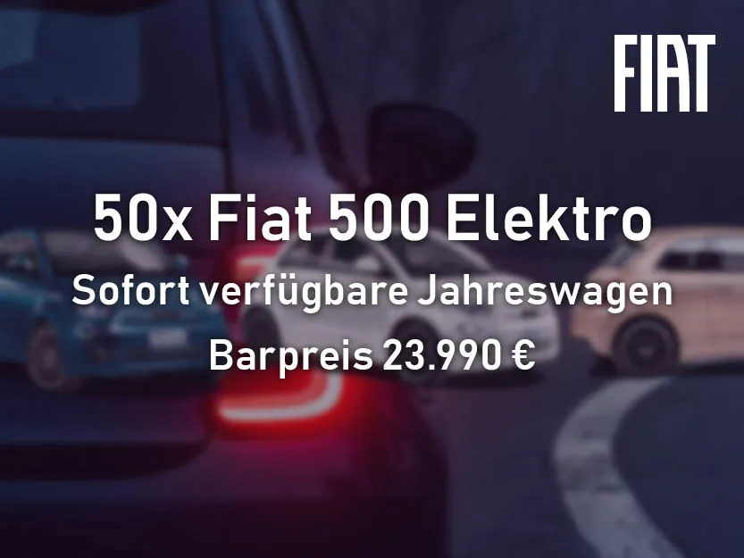 Fiat 500 Elektro - Sofort verfügbare Jahreswagen